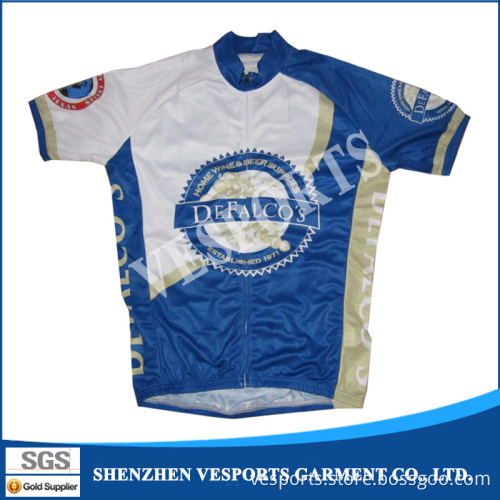100% Polyester Dry Fit Cycling Jerseys